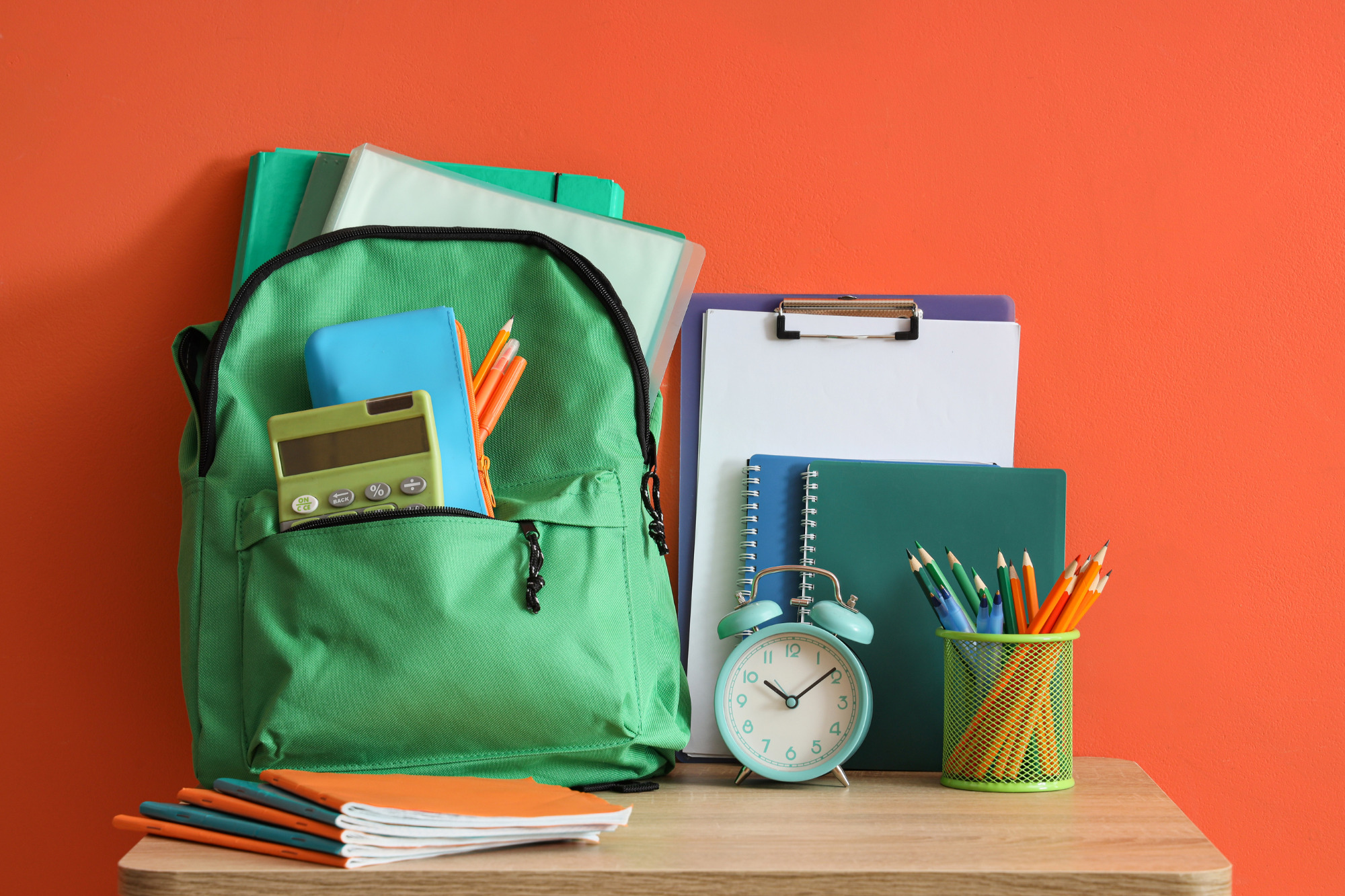 Foto stock orari scolastici